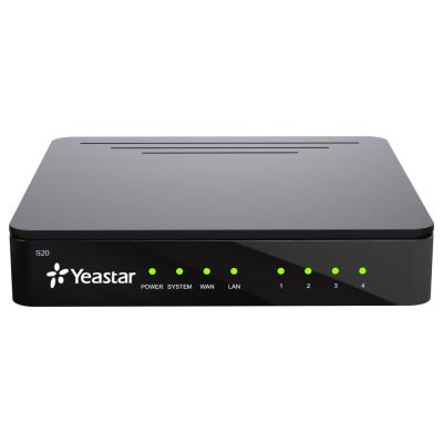 Yeastar S20, IP PBX, až 4 porty, 20 uživatelů, 10 hovorů