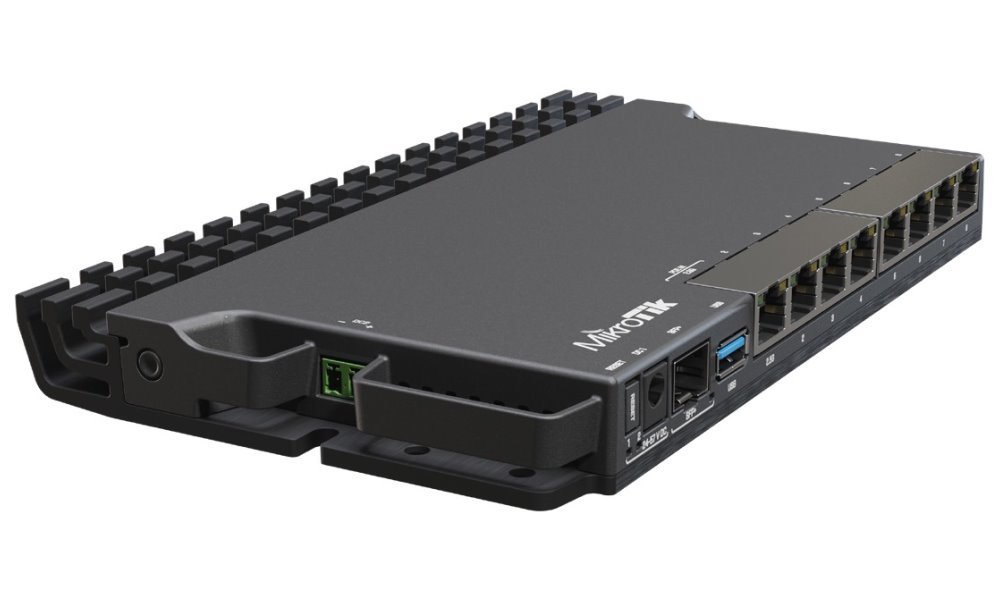 MikroTik RouterBOARD RB5009UG+S+IN, 4x 1,4 GHz, 7x GbE, 1x 2,5 GbE PoE+, USB 3.0, SFP+, L5