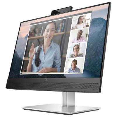 HP E24mv 23,8"/ 1920x1080/ IPS/ 5ms/ 250 cd/m2/ VGA/ DP/ HDMI/ USB/ PIVOT/ VESA/ černo-stříbrný