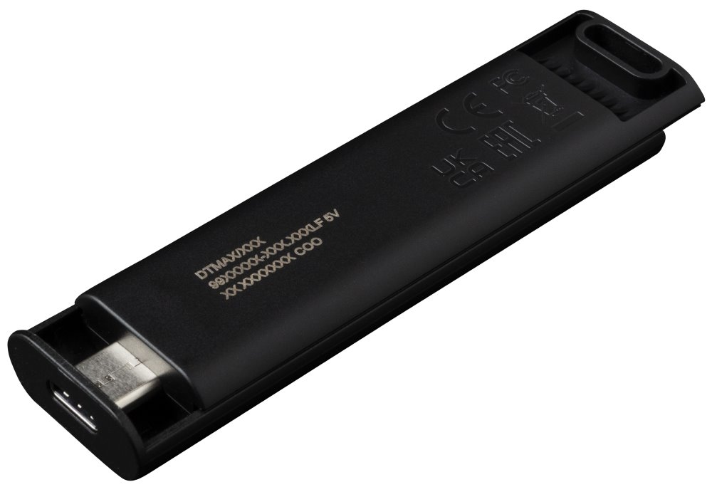 KINGSTON DataTraveler Max 256GB / USB 3.2 Gen2 Type-C / až 1.000MB/s zápis / černá