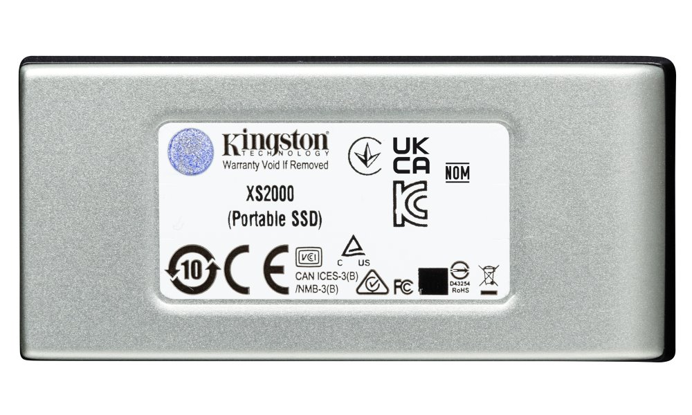 KINGSTON XS2000 1TB SSD / externí SSD / USB 3.2 Gen 2x2 / stříbrné