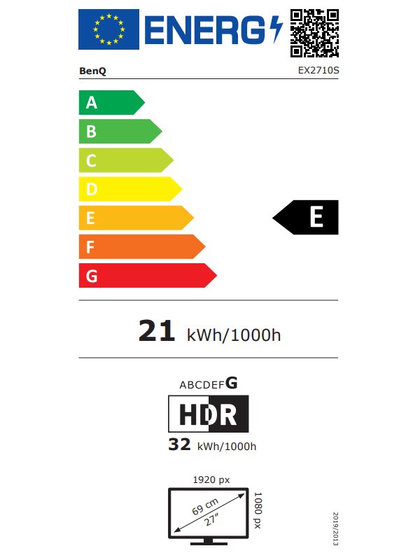 BENQ Mobiuz 27" LED EX2710S/ 1920x1080/ IPS panel/ 1000:1/ 1ms/ 2x HDMI/ DP/ 165Hz/ repro/ černý