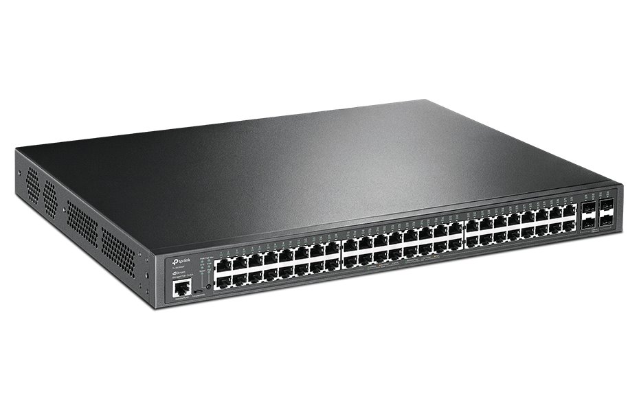 TP-Link TL-SG3452P JetStream 52-port Gigabit L2+ / 48x Gigabit PoE+ / 4x Gigabit SFP / RJ-45/Micro-USB Console Port