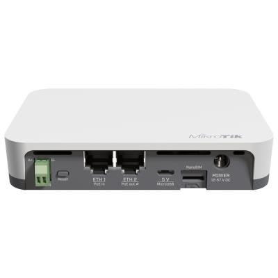 MikroTik KNOT IoT Gateway  CAT-M/NB, Bluetooth, 2x LAN, 1x SIM, microUSB, 2.4 GHz b/g/n, L4