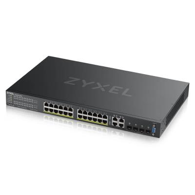 ZyXEL GS2220-28HP 24-port GbE L2 PoE switch, GbE Uplink, NCC Pro pack licence na 1 rok
