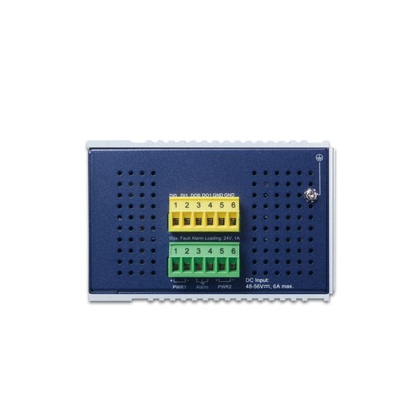 Planet IGS-5225-8P2T4S průmyslový L3 switch, 8x1Gb, 2x1Gb SFP, 2x2.5Gb SFP, 8x PoE 802.3at 240W, dual 48-54VDC, -40~75°C