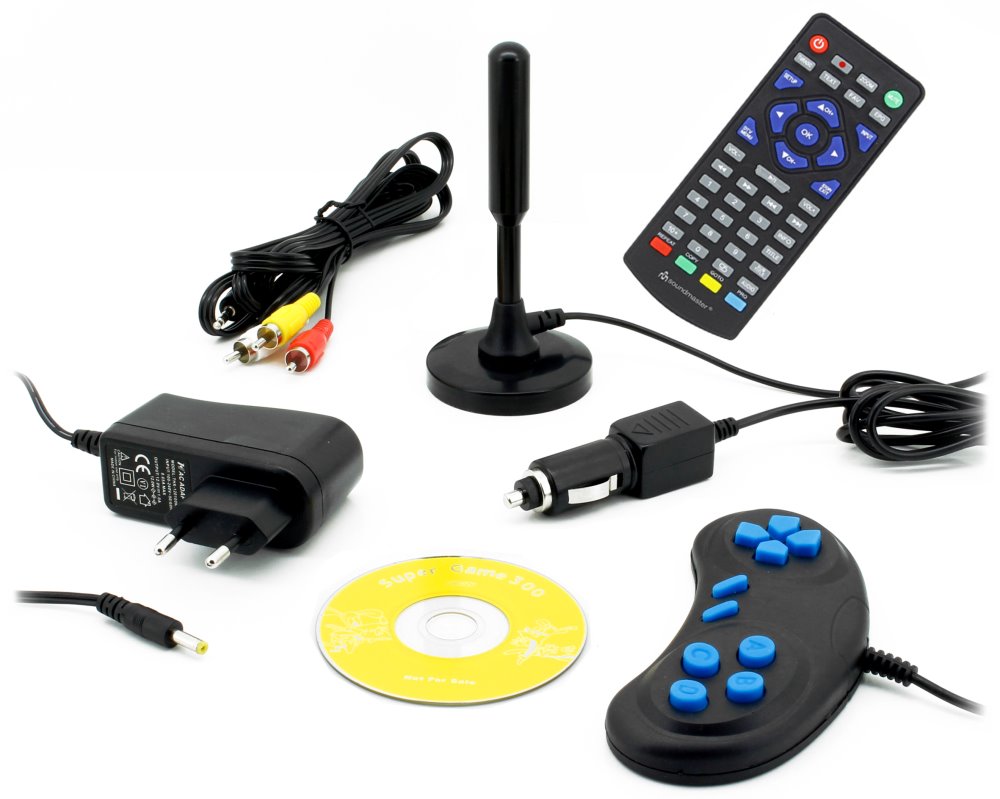 Soundmaster PDB1910SW přenosný DVD přehrávač / DVB-T2 HD Tuner/ 10,1"