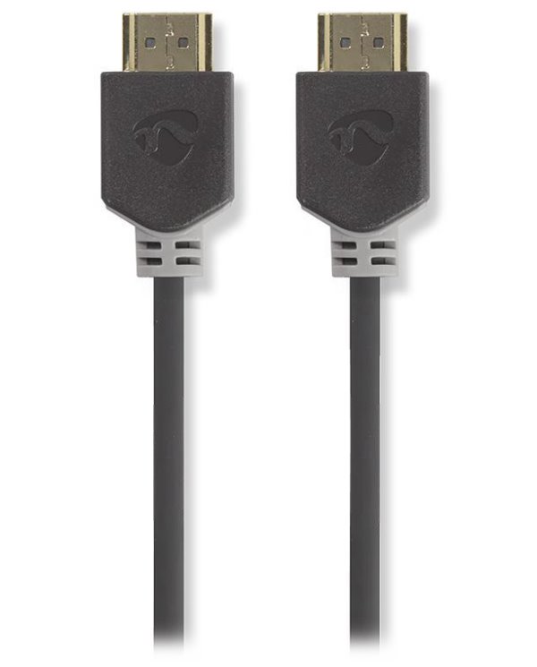 NEDIS High Speed HDMI 1.4 kabel s ethernetem/ 4K@30Hz/ zlacené konektory HDMI-HDMI/ antracit/ box/ 20m