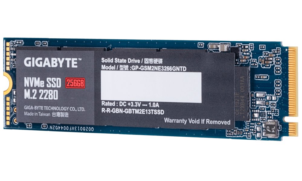 GIGABYTE NVMe SSD 256GB / Interní / M.2 PCIe Gen 3 x 4 NVMe 1.3 / 2280 / 3D TLC