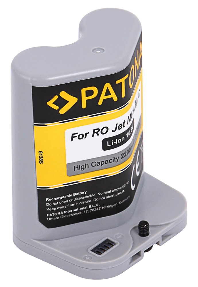 PATONA baterie pro robotický vysavač iRobot Braava Jet M6 10,8V 2200mAh Li-lon