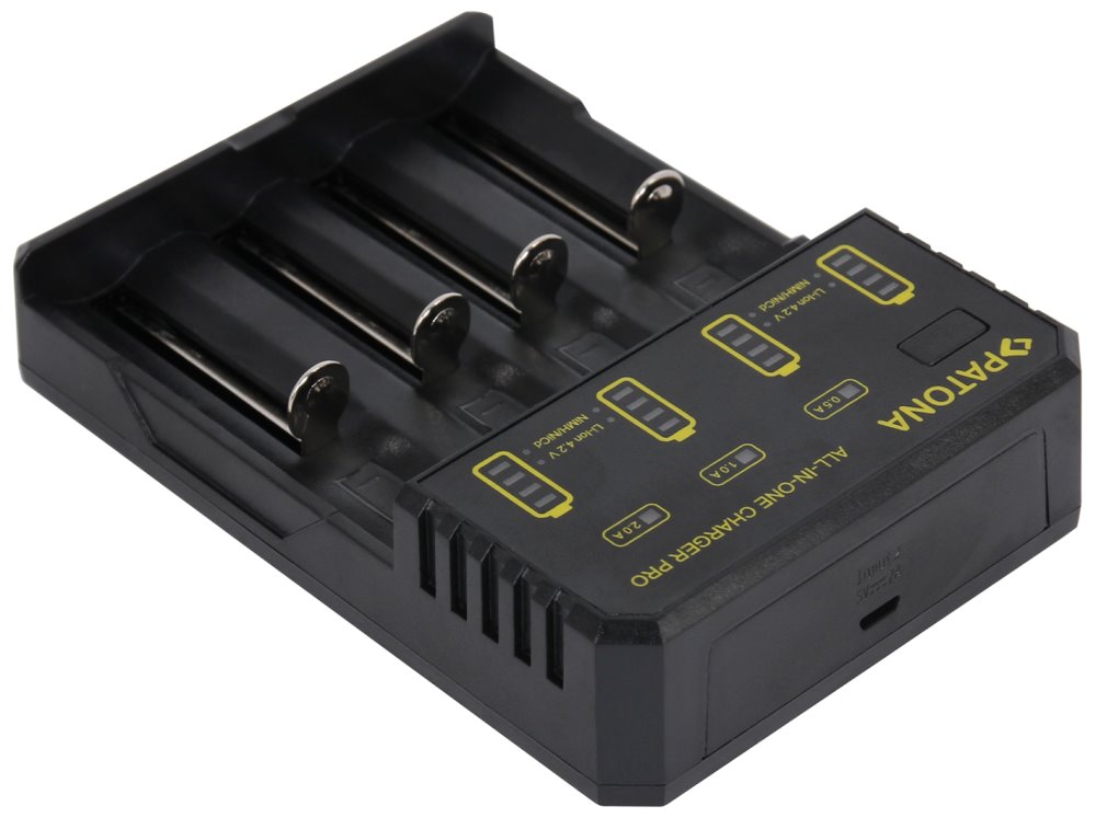 PATONA nabíječka baterií AA/AAA/18650/14500/CR123A