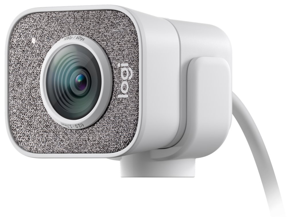 Logitech HD webkamera StreamCam C980 / FullHD / USB-C / bílá