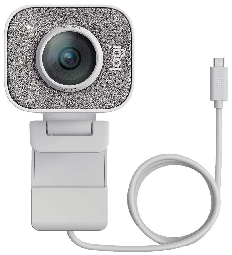 Logitech HD webkamera StreamCam C980 / FullHD / USB-C / bílá