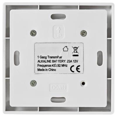 NEDIS RF chytrý nástěnný přepínač/ rozsah 30 m/ jeden/ bílý