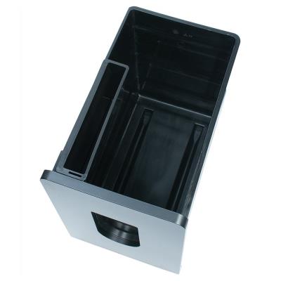 AT skartovač Slim L P-4/ řez 4x40 mm/ pracovní šíře 230 mm/ kapacita 25 listů/ objem koše 40 l/ stupeň utajení P4/ černý