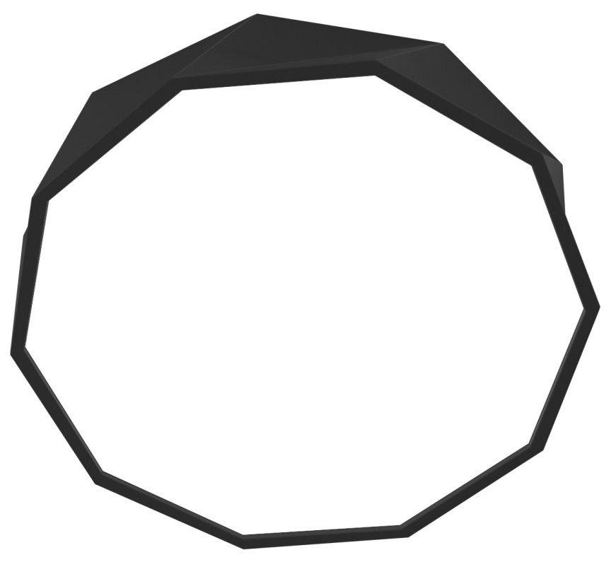 IMMAX NEO DIAMANTE SMART stropní svítidlo 60cm 43W černé Zigbee 3.0, TUYA