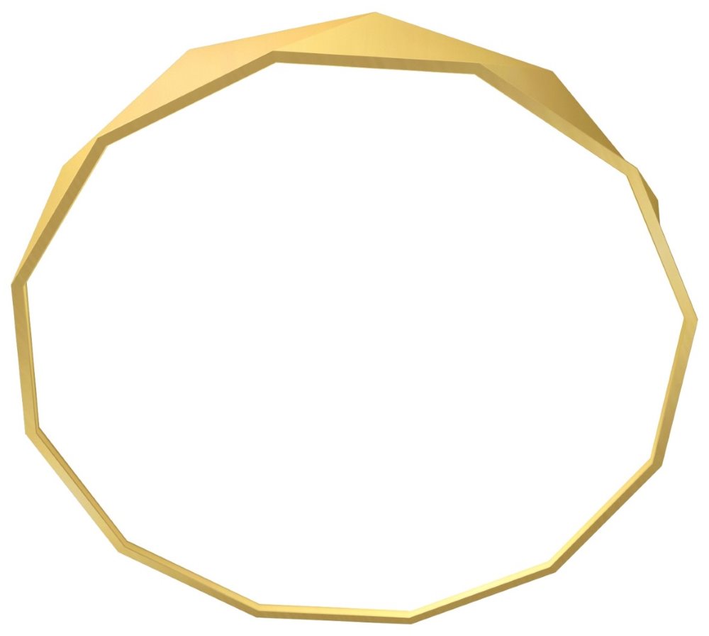 IMMAX NEO DIAMANTE SMART stropní svítidlo 80cm 60W zlaté Zigbee 3.0, TUYA