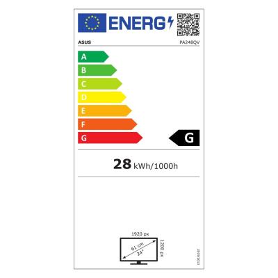 ASUS 24" LED PA248QV / 1920x1200/ IPS/ 16:10/ 5ms/ 300cd/m2/ DP/ HDMI/ VGA/ 4x USB/ PIVOT/ repro