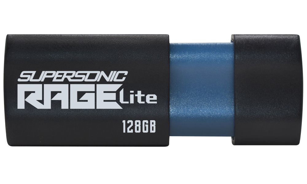 PATRIOT Supersonic Rage Lite 128GB / USB 3.2 Gen 1 / černá