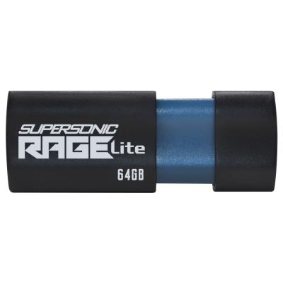 PATRIOT Supersonic Rage Lite 64GB / USB 3.2 Gen 1 / černá