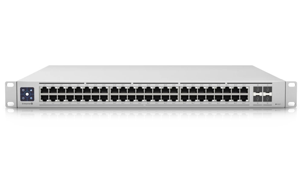 Ubiquiti UniFi Switch Enterprise 48 PoE - 48x 2.5GbE, 4x SFP+, 48x PoE+ (PoE budget 720W)