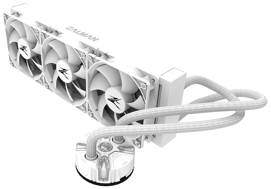 Zalman vodní chladič Reserator5 Z36 / 360 mm / ZE1225ASHx2 / bílý