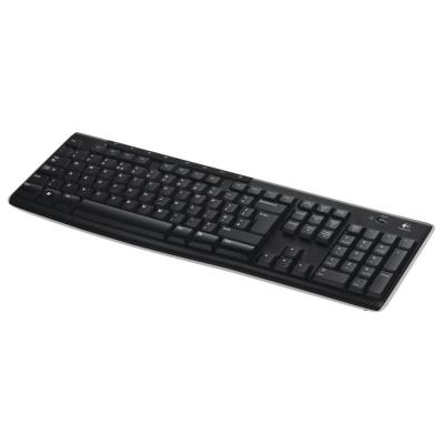 Logitech klávesnice K270/ Bezdrátová/ 2.4GHz/ USB přijímač/ CZ/ Černá