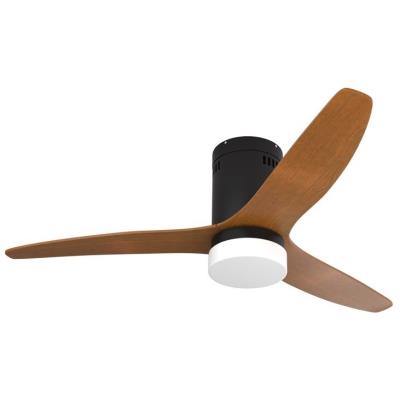 IMMAX NEO LITE VENTO SMART stropní svítidlo s ventilátorem 18W TUYA Wi-Fi hnědo-černé