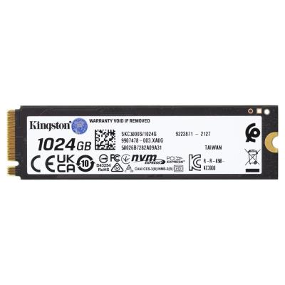 KINGSTON KC3000 1TB SSD (1024GB)  / NVMe M.2 PCIe Gen4 / Interní / M.2 2280 / chladič