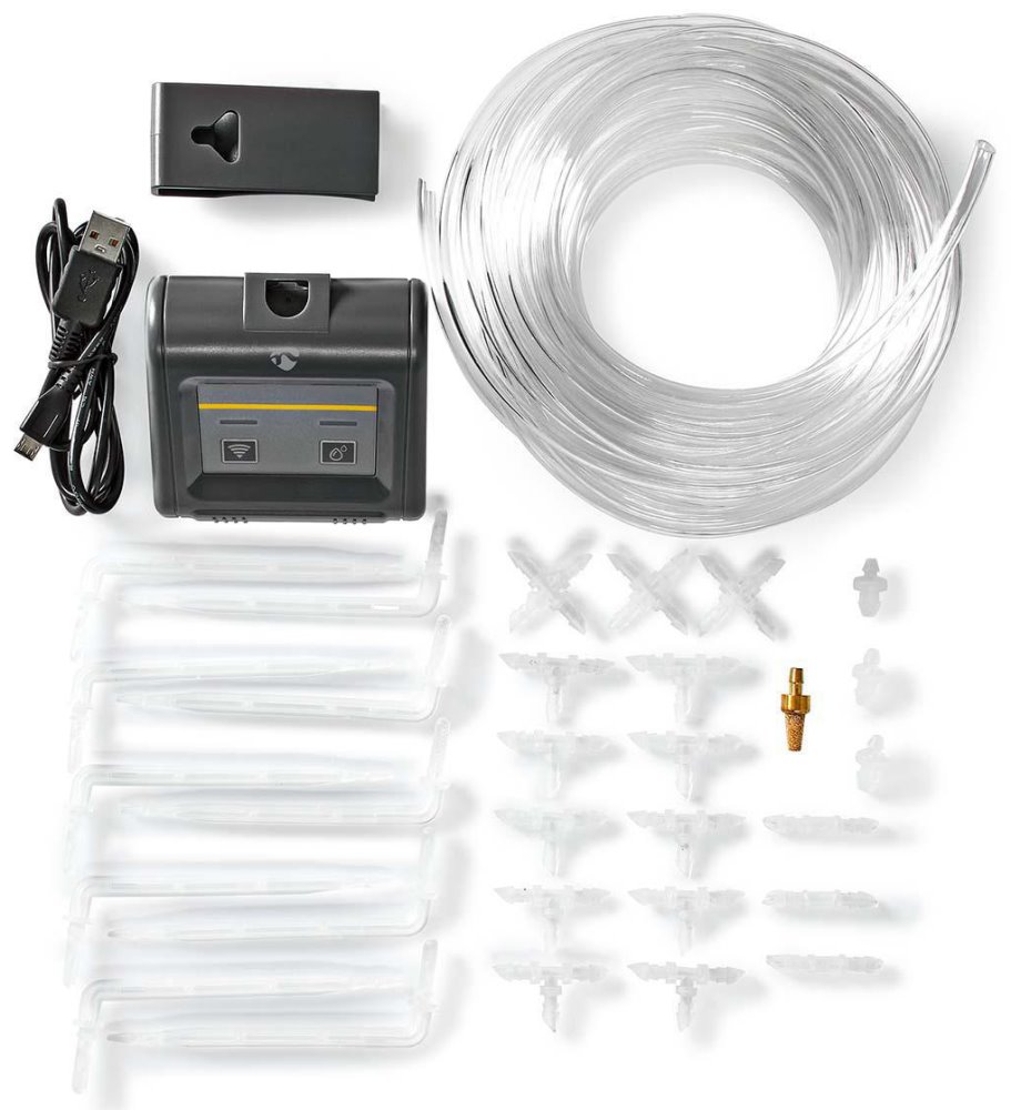 NEDIS Wi-Fi chytré vodní čerpadlo/ krytí IPX3/ napájení z baterie/ tlak vody 0,3 bar/ Android/ iOS