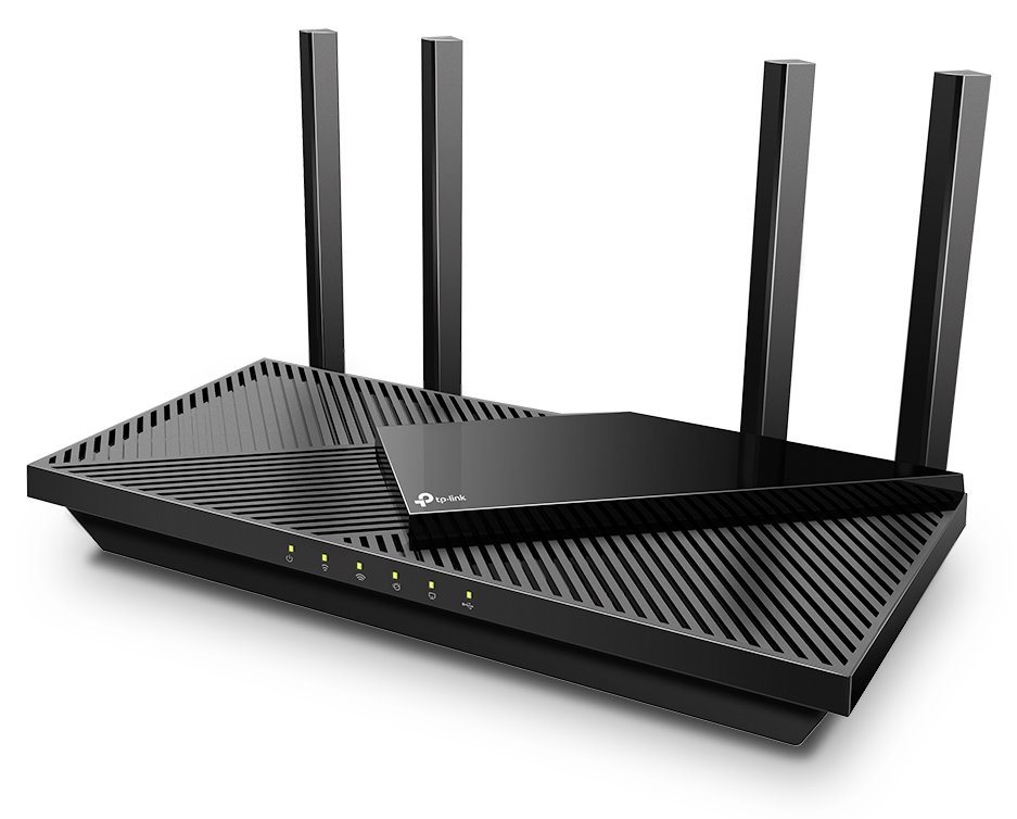 TP-Link Archer AX55 AX3000 router / Dual Band / 4x GLAN / 1x GWAN / 1x USB / 802.11a/b/g/n/ac/ax / WiFi 6