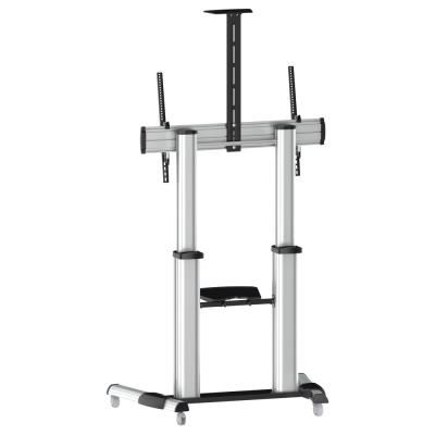 SUNNE by Elite Screens pojízdný TV stolek pro LCD a TV 60 - 100"/ nastavitelná výška/ max. VESA 600x1000/ hliníkový