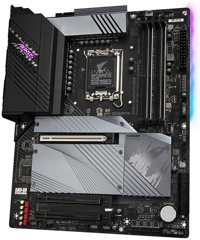 GIGABYTE Z690 AORUS ELITE DDR4 / LGA1700 / Intel Z690 / 4x DDR4 / 4x M.2 / HDMI / DP / USB-C / ATX