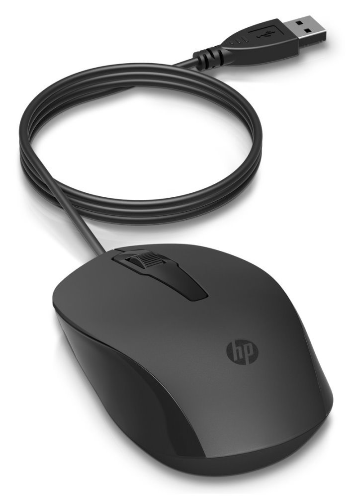 HP 150 myš drátová, černá