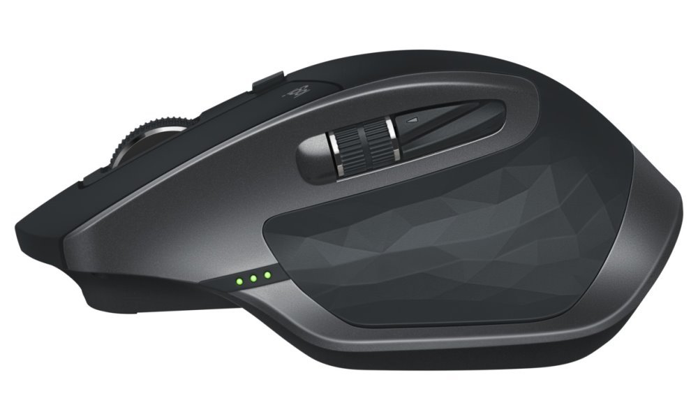 Logitech myš MX Master 2S / Bezdrátová/ Laser/ 4000dpi/ Bluetooth/ šedá