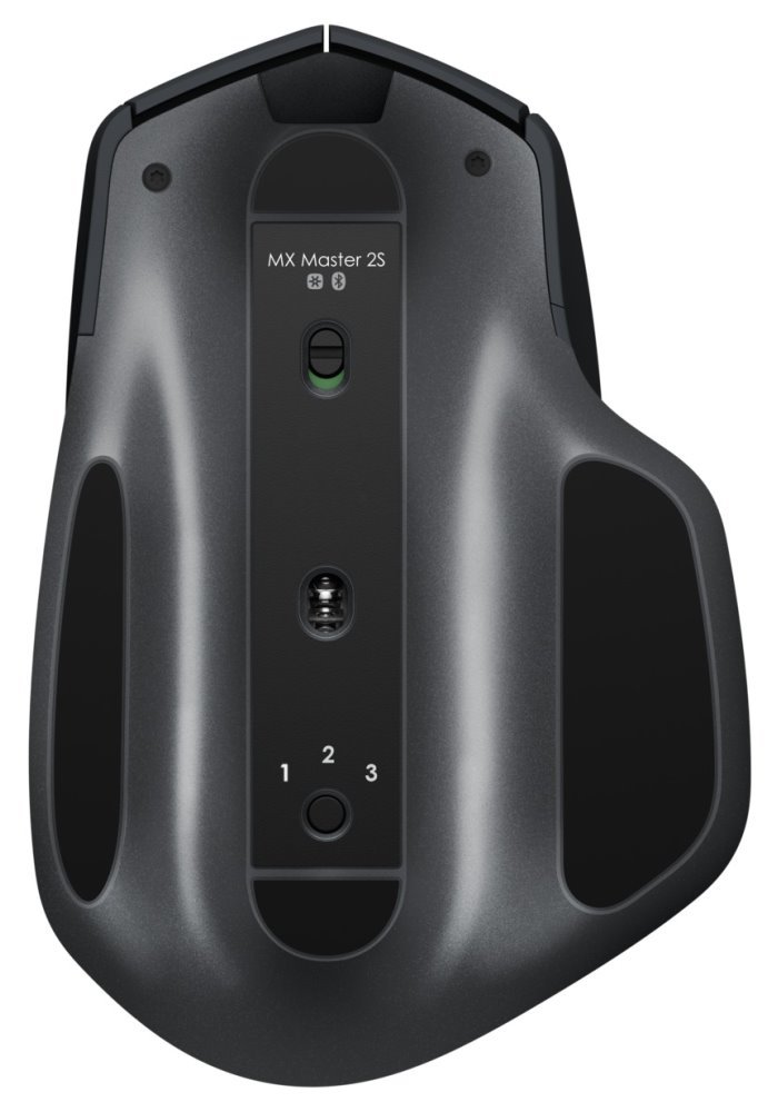 Logitech myš MX Master 2S / Bezdrátová/ Laser/ 4000dpi/ Bluetooth/ šedá