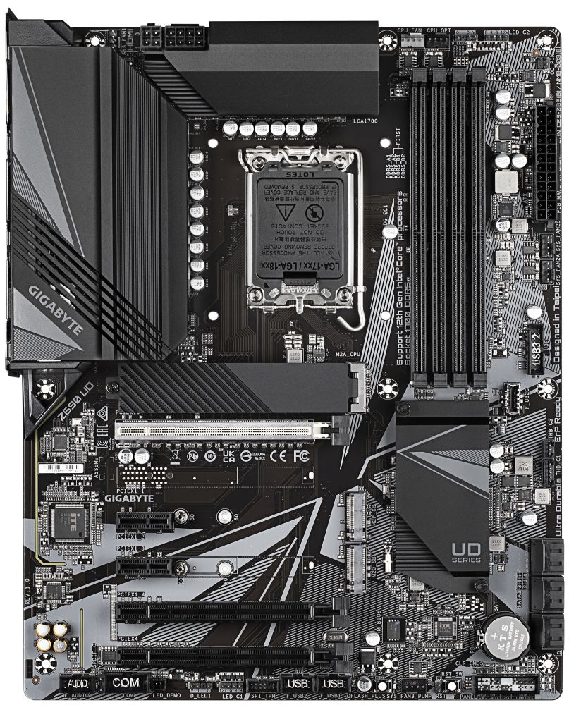 GIGABYTE Z690 UD / LGA1700 / Intel Z690 / 4x DDR5 / 3x M.2 / HDMI / DP / USB-C / ATX