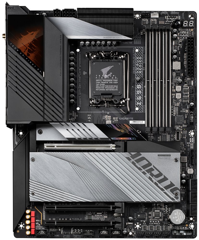 GIGABYTE Z690 AORUS ULTRA / LGA1700 / Intel Z690 / 4x DDR5 / 4x M.2 / DP / USB-C / WiFi / ATX