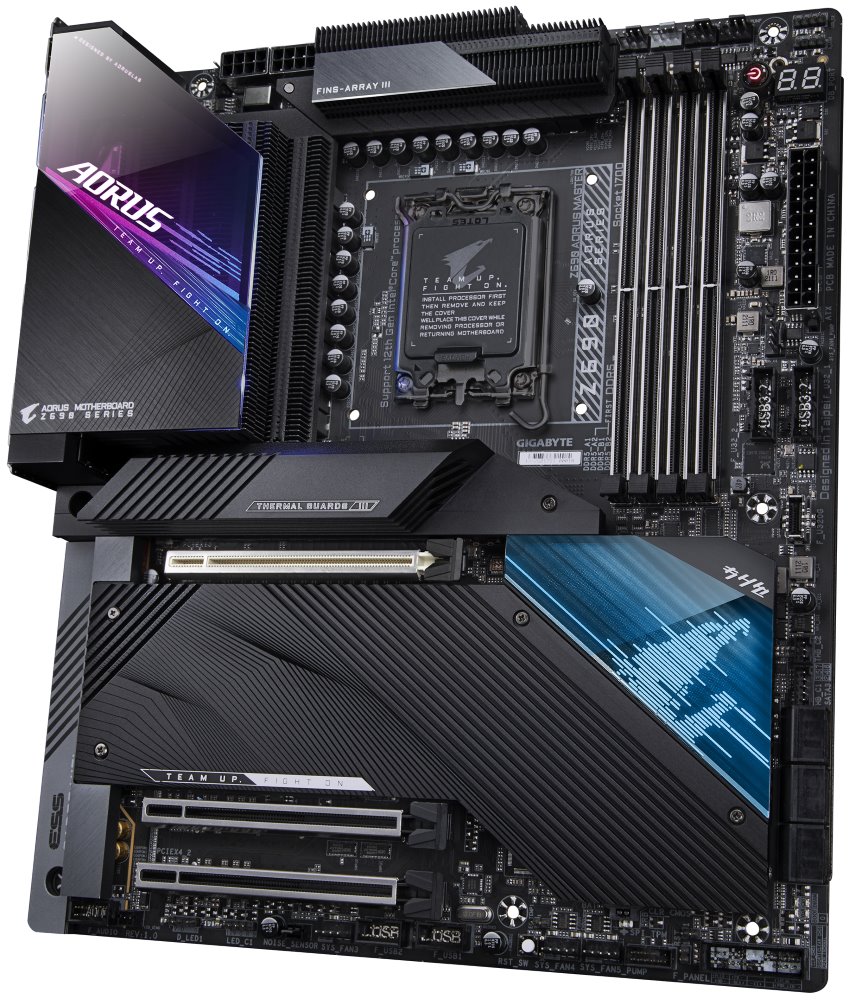 GIGABYTE Z690 AORUS MASTER / LGA1700 / Intel Z690 / 4x DDR5 / 5x M.2 / DP / USB-C / WiFi / EATX