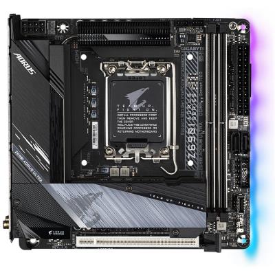 GIGABYTE Z690I AORUS ULTRA / LGA1700 / Intel Z690 / 2x DDR5 / 2x M.2 / HDMI / DP / USB-C / WiFi / Mini-ITX