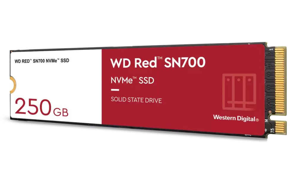 WD SSD RED SN700 250GB / WDS250G1R0C / NVMe M.2 PCIe Gen3 / Interní / M.2 2280