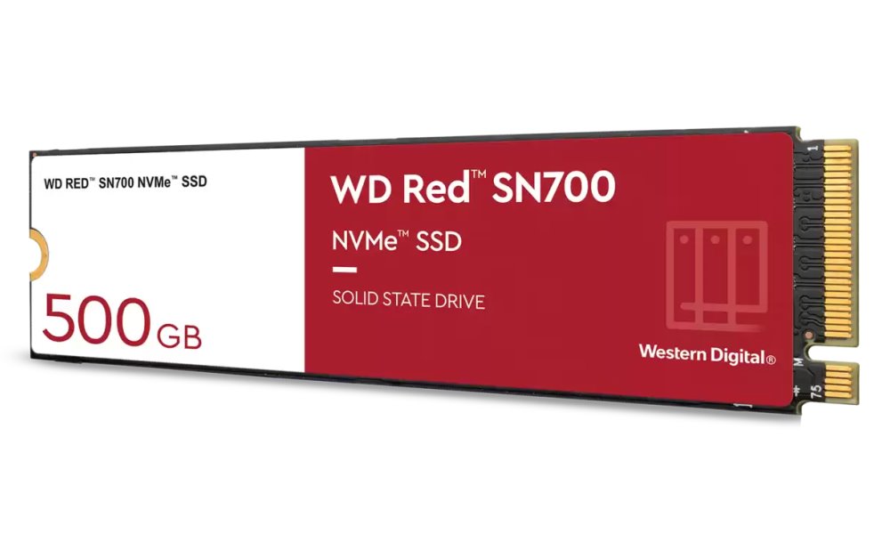 WD SSD RED SN700 500GB / WDS500G1R0C / NVMe M.2 PCIe Gen3 / Interní / M.2 2280