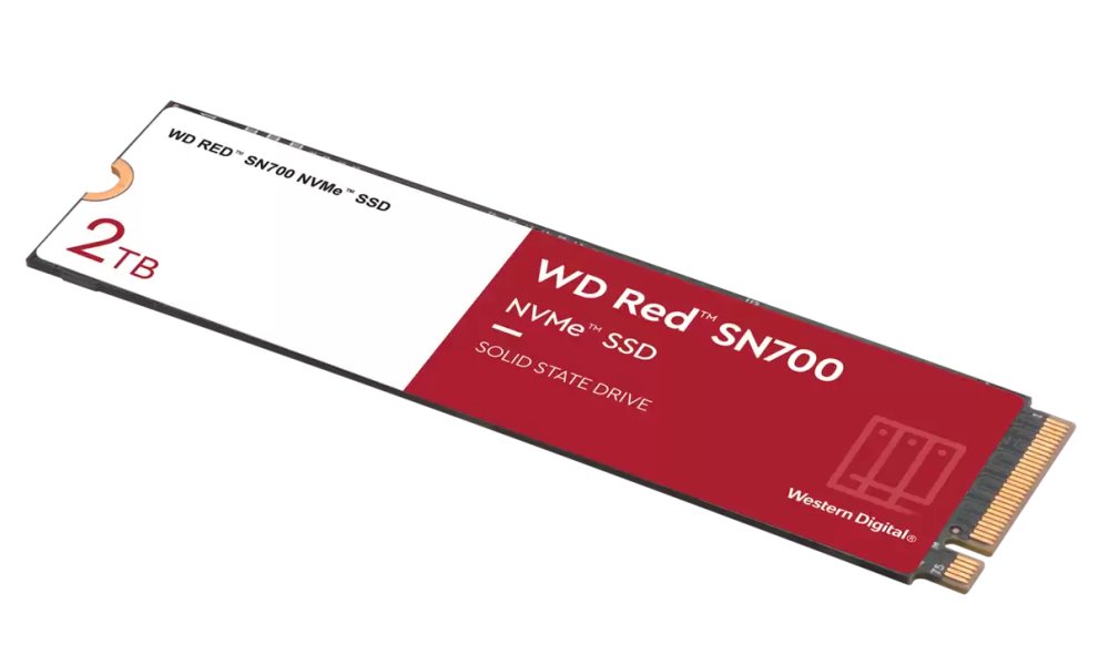 WD SSD RED SN700 2TB / WDS200T1R0C / NVMe M.2 PCIe Gen3 / Interní / M.2 2280