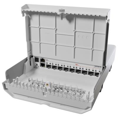MikroTik netFiber 9, 4x SFP+, 5x SFP, 1x GbE PoE in, L5