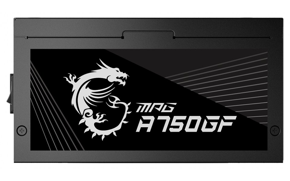 OPRAVENÉ - MSI zdroj MPG A750GF/ 750W/ ATX/ akt. PFC/ 10 let celková záruka/ 140mm ventilátor/ modulární kabeláž/ 80PLUS...