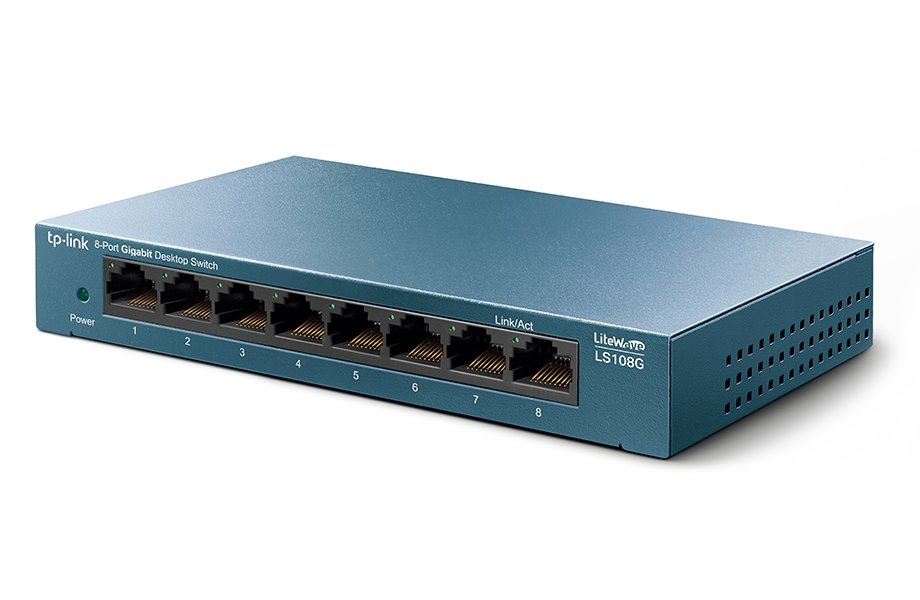 TP-Link LS108G LiteWave 8-Port Gigabit Desktop Switch