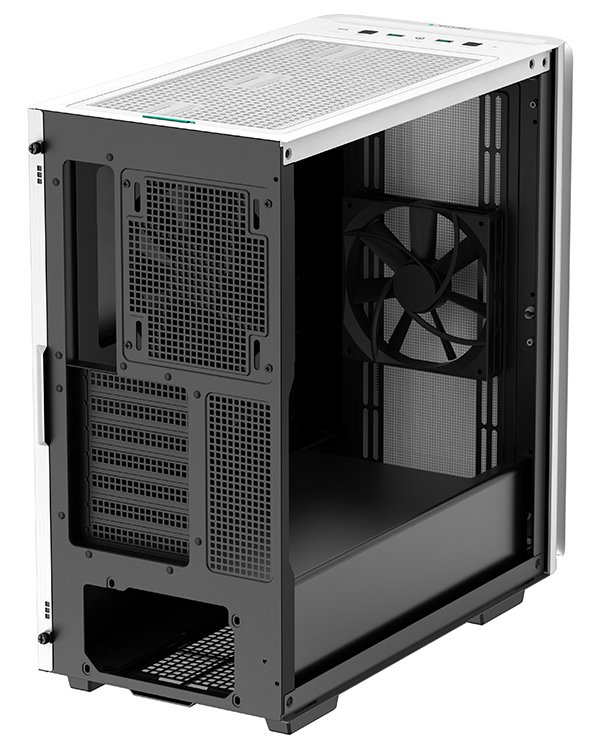 DEEPCOOL skříň CK500 ATX / 2x140 mm fan / 2xUSB 3.0 / USB-C bílá