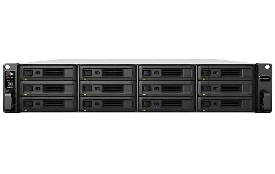 Synology RS3621RPxs   2U, 12x SATA, 8GB RAM, 2x USB 3.0, 4x Gb LAN, 2x PCIe
