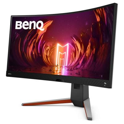 BENQ Mobiuz 34" LED EX3410R/ Curved/ VA panel/ 3440x1440/ 3000:1/ 1ms/ 144 Hz/ 2xHDMI/ DP/ USB/ FreeSync/ černošedý
