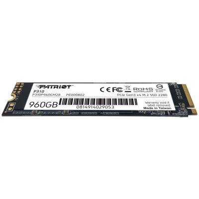 PATRIOT P310 960GB SSD / Interní / M.2 PCIe Gen3 x4 NVMe 1.3 / 2280